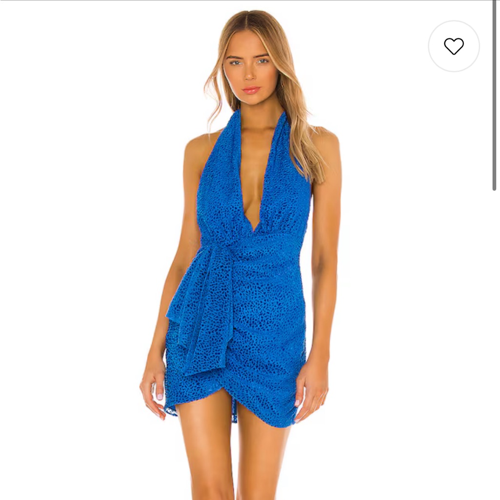Nbd Pari Mini Dress Blue